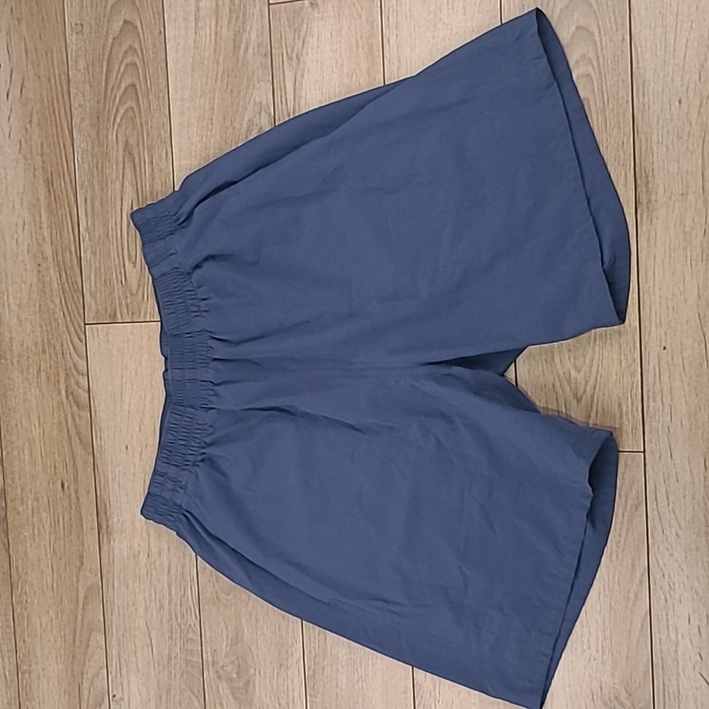 OUTDOOR VOICES Blue Solid Polyester Blend Sz M Mens Athletic Workout‎ Shorts